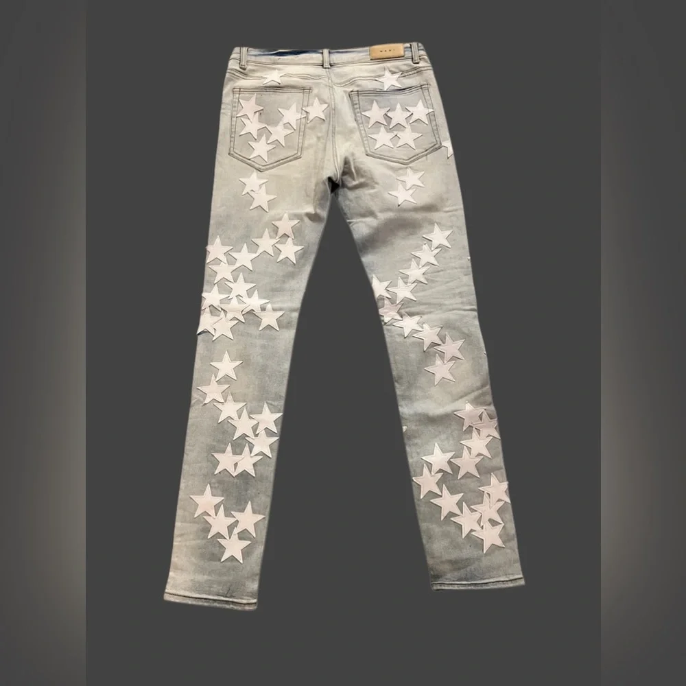 Mnml Star Patterned Jeans size 34 X 34